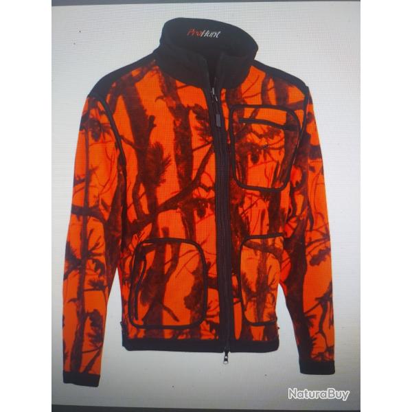 Blouson polaire rversible Pro hunt ligne Verney Carron