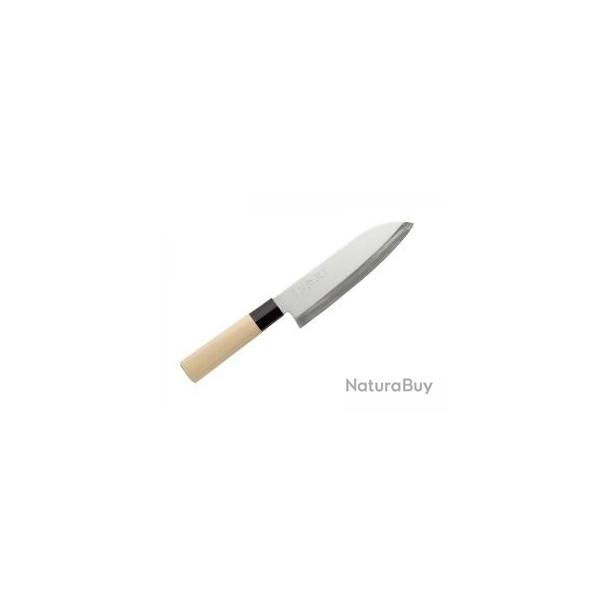 Couteau Sekiryu SANTOKU lame 16,5cm en acier inox 420J2