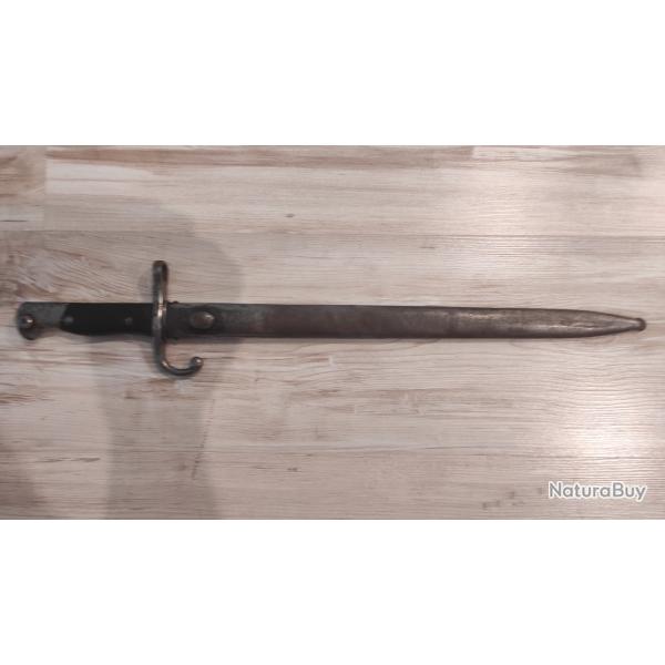 BAIONNETTE ARGENTINE 1908 mme matricule