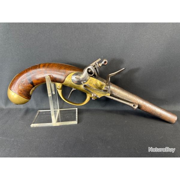 PISTOLET D'AR�ON MOD�LE 1777 � SILEX du 2�me type