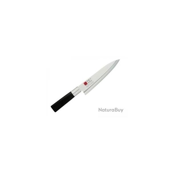 Couteau Sekiryu GYUTO lame 18cm acier inox 420J2 manche en ABS noir