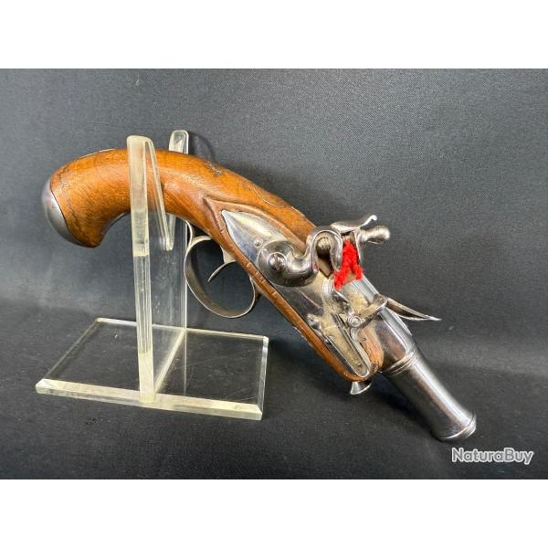 MAGNIFIQUE PISTOLET DE VOYAGE  SILEX