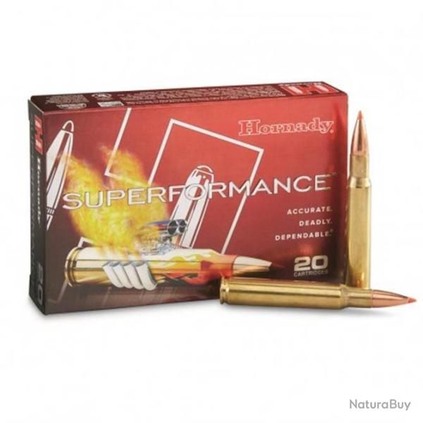 Munitions HORNADY calibre 30-06 Superformance 150gr - 9.7g x20
