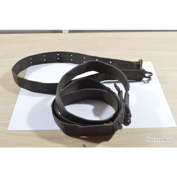 BRETELLE CUIR FUSIL SPRINGFIELD 1903 et GARAND M1 JUS Am�ricain (17)