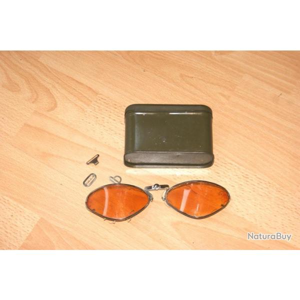boite fer + lunettes motocyclette 1939 - VENDU PAR JEPERCUTE (D25D101)