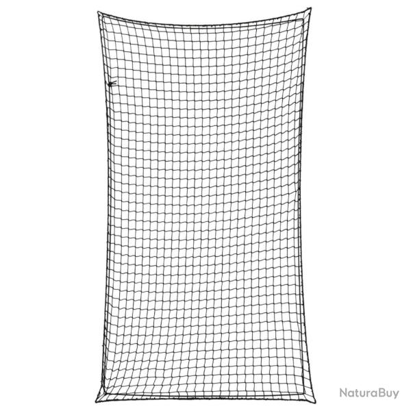 Filet pour remorque avec corde �lastique noir 2,7x1,5 m PP