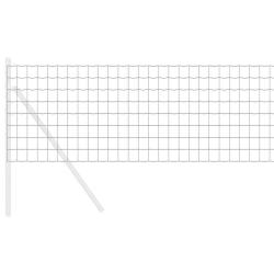 Cl&ocirc;ture Euro Gris 0.6 x 25 m Fer rev&ecirc;tu de PVC