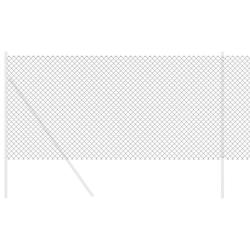 Cl&ocirc;ture en treillis m&eacute;tallique Gris 10 x 1,2 m Acier