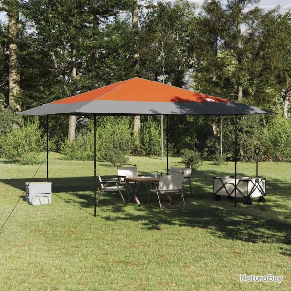 Tente  abri Orange 400 x 400 x 227 / 236 / 245 cm Tissu Oxford