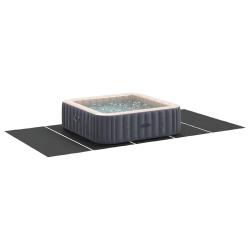 Couvercle de Piscine Rectangulaire Noir Poly&eacute;thyl&egrave;ne 550 x 280 cm