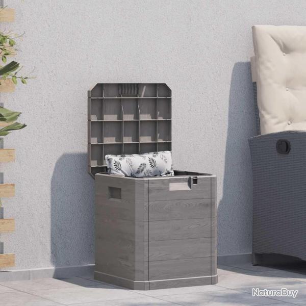 Bo�te de rangement de jardin 90 L Marron
