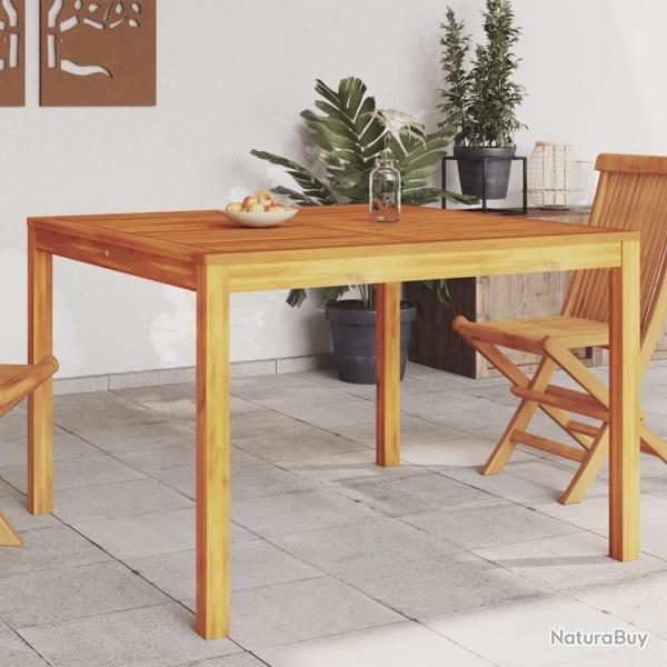 Table � manger de jardin 110x110x75 cm bois d'acacia massif