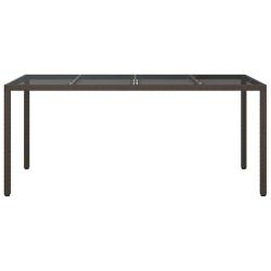 Table de Jardin Marron 190 x 90 x 75 cm polyrotin