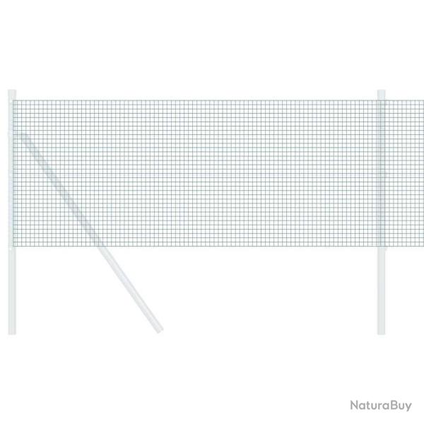 Cl�ture en fil soud� verte, 0,8 x 25 m en acier
