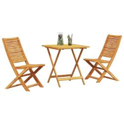 Ensemble de Mobilier d'Ext&eacute;rieur 3 pcs 70 x 70 x 75 cm