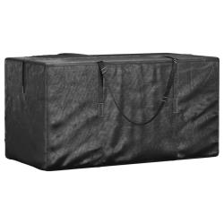 Sac de rangement pour sapin de No&euml;l noir 150x75x75 cm PE