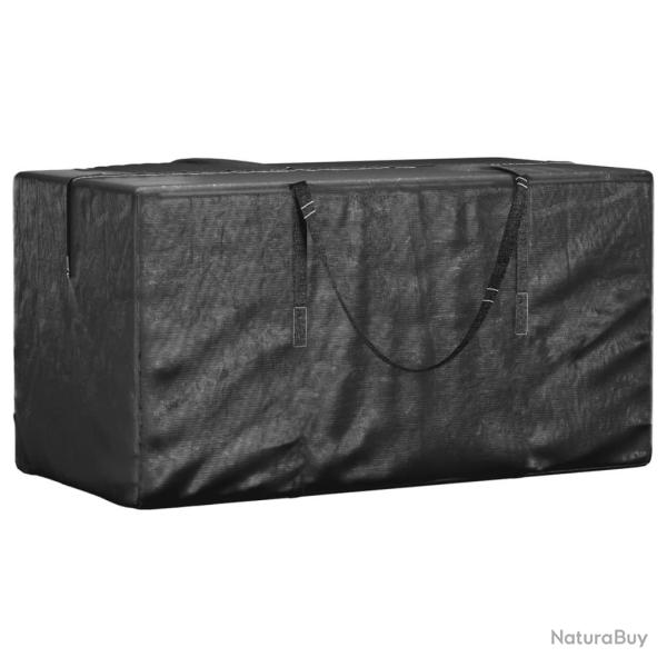 Sac de rangement pour sapin de No�l noir 150x75x75 cm PE