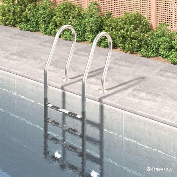 �chelle de piscine 54x38x184,5 cm acier inoxydable 304