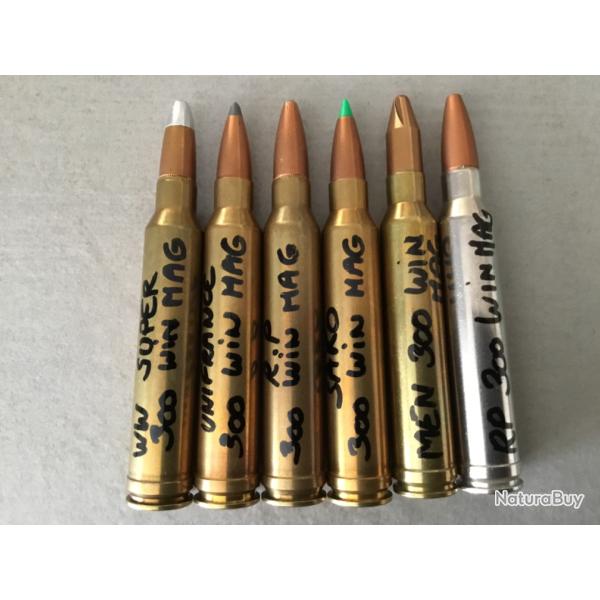 Superbe lot de 300 WIN MAG
