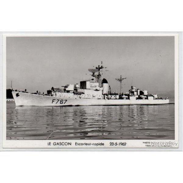 CPA - Marine Militaire - LE GASCON Escorteur - rapide 23-5-1962 N�1057