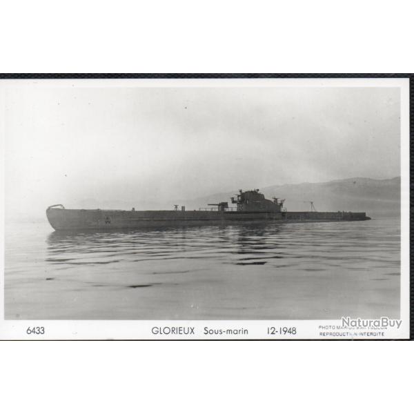 CPA - Marine Guerre - Sous- Marin " GLORIEUX "  N�1061