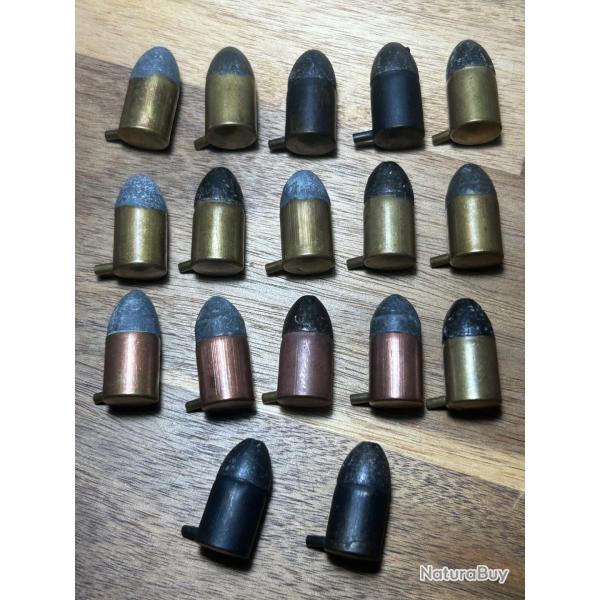 Munitions de collection 12mm � broche
