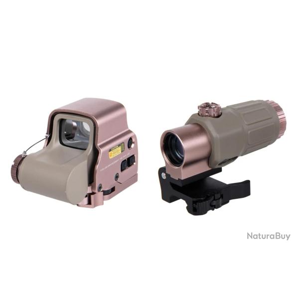 Set Holosight EXPS3 & Magnifier X3 Type T33 (WADSN) D�sert