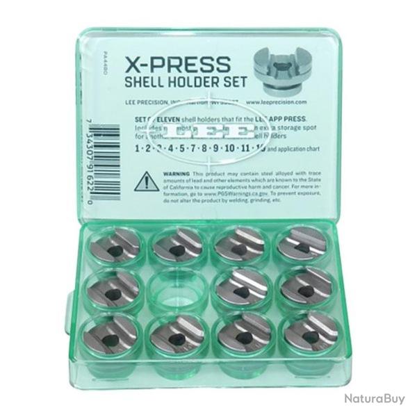 Set de Porte-tuis X-Press Lee Precision - Compatible Calibres Multiples - Montage Rapide et Scuris