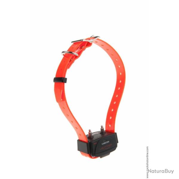 Collier d ducation Canicom Num Axes - Collier Seul avec Sangle Orange Fluo - Contrle Prcis et Vis