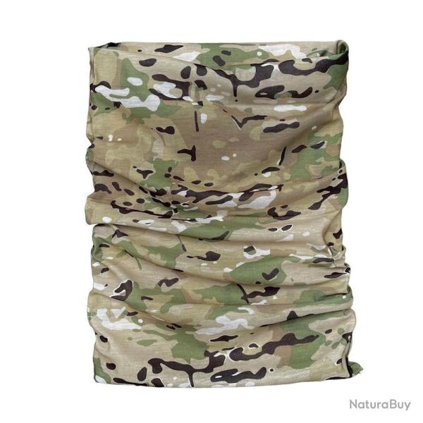 Cache Col BO Manufacture - Multicam - Confort Thermique - Protection Optimale Contre le Froid TAN