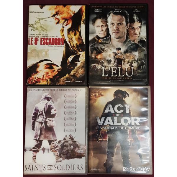4 DVD ACTION GUERRE