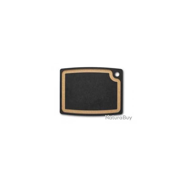 Planche  dcouper Victorinox GOURMET M noir avec rigole  jus (36,8 x 28,6 x 0,9 cm).