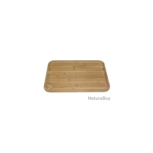Planche � d�couper Berard bambou avec rigole et poche � jus (50 x 35 x 2 cm).