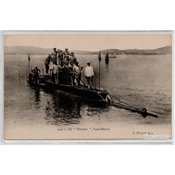 CPA - MARINE DE GUERRE - La " Dorade "  Sous - Marin N�1076