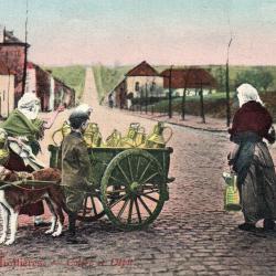 Carte Postale Ancienne - Belgique Thulin Laitier Chien Charette - N&deg;4331