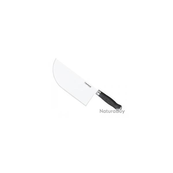 Feuille de boucher Fischer BARGOIN  inox, dos droit, manche ABS, lame 26 cm. Poids : 650 g.