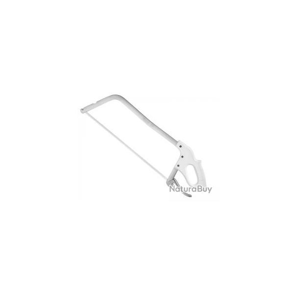Scie de boucher amricaine FISCHER  monture inox  levier, lame 50 cm acier carbone, poigne nylon