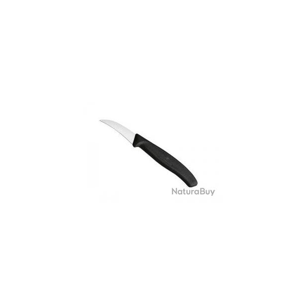 Couteau bec d'oiseau Victorinox lame incurve 6 cm inox, manche ergonomique (boite de 20)