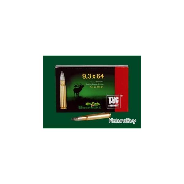 Munitions Brenneke TUG 9.3x64 19g 293 grains PAR 60