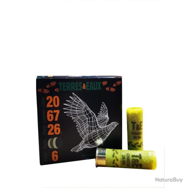 CARTOUCHES TERZEO 20/67 26G BOURRE GRASSE X25