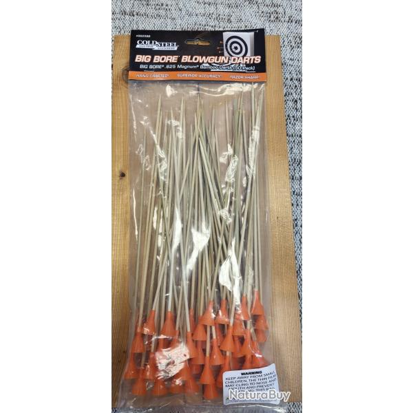 COLD STEEL traits en bambou pour sarbacane x50