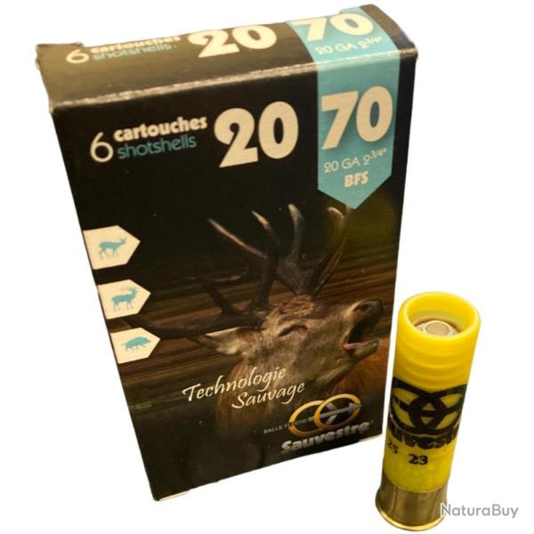 BALLES FLECHE SAUVESTRE X6 CALIBRE 20/70
