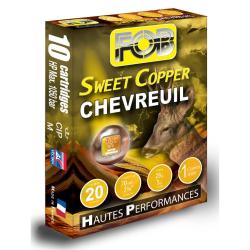 CARTOUCHES CHEVREUIL SWEET COPPER HP 20/70 29G BJ N1 X10 - FOB