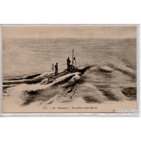 CPA - MARINE DE GUERRE - Le " GYMNOTE " Torpilleur  Sous -Main N�1085