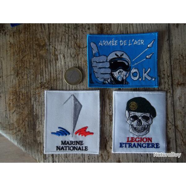 lot 3 �cussons militaire l�gion �trang�re ..marine ..arm�e air