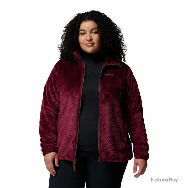 Veste Polaire Columbia Fire Side II Sherpa Full Zip Bordeaux