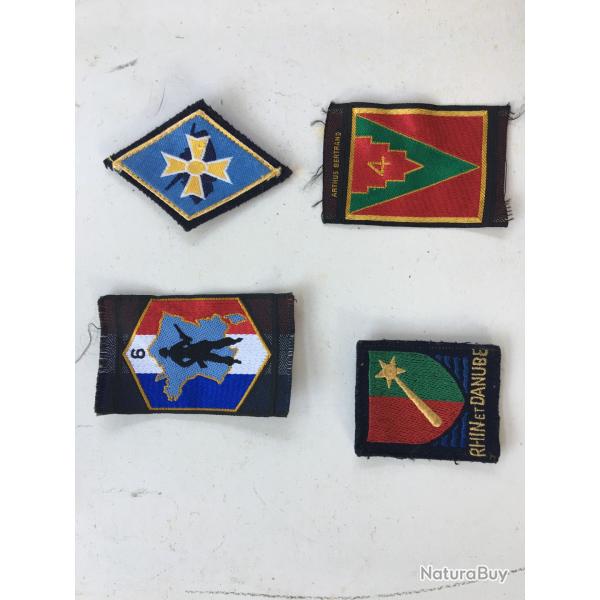 4 insignes de formation arme franaise