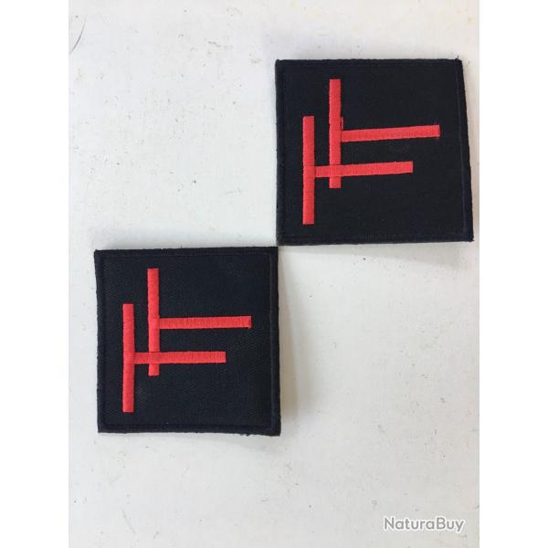 2 insignes d une unite du debarquement , REPRO