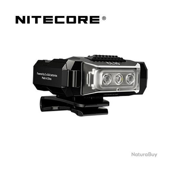 Lampe de Position Nitecore CL10 45 Lumens - Triple Source Lumineuse - Clip Multi-Positions