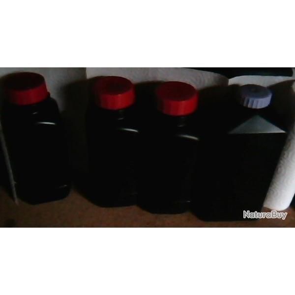 bidons de poudre vide lot de 4
